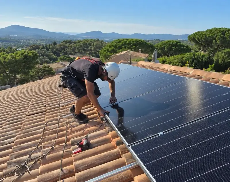 Installateur panneaux solaires Herm — pose photovoltaïque sur toiture